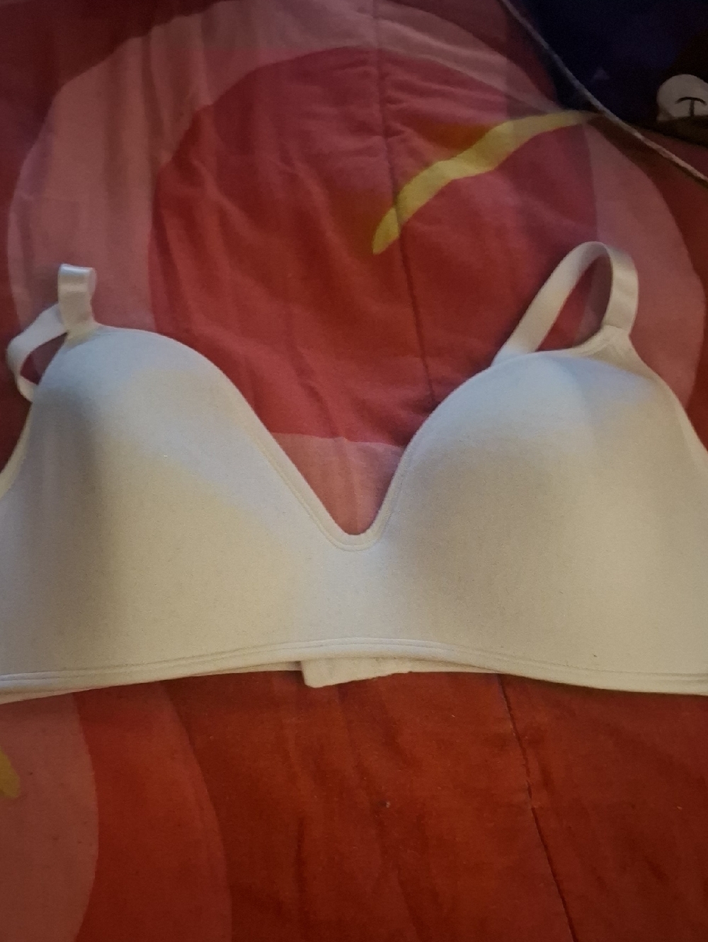 Smooth Plunge T-Shirt Bra in Light White